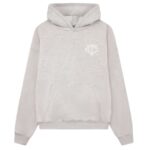 The Couture Club Heavyweight Monogram Applique Emblem Hoodie Grijs