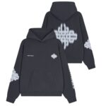 The Couture Club Motion Blurred Emblem Hoodie Antraciet