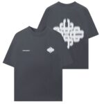 The Couture Club Motion Blurred Emblem T-shirt Antraciet