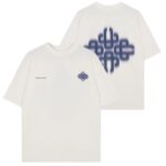 The Couture Club Motion Blurred Emblem T-shirt Off White/Navy