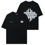 The Couture Club Motion Blurred Emblem T-shirt Zwart