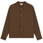 The Couture Club Textured Overhemd Bruin