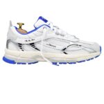 The Mercer Brand The Re-Run White Silver Sneaker Wit/Blauw