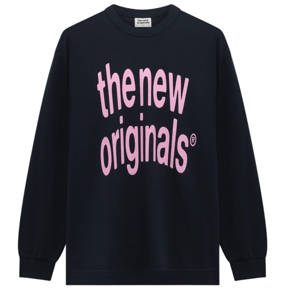 The New Originals Big Logo Longsleeve T-shirt Navy