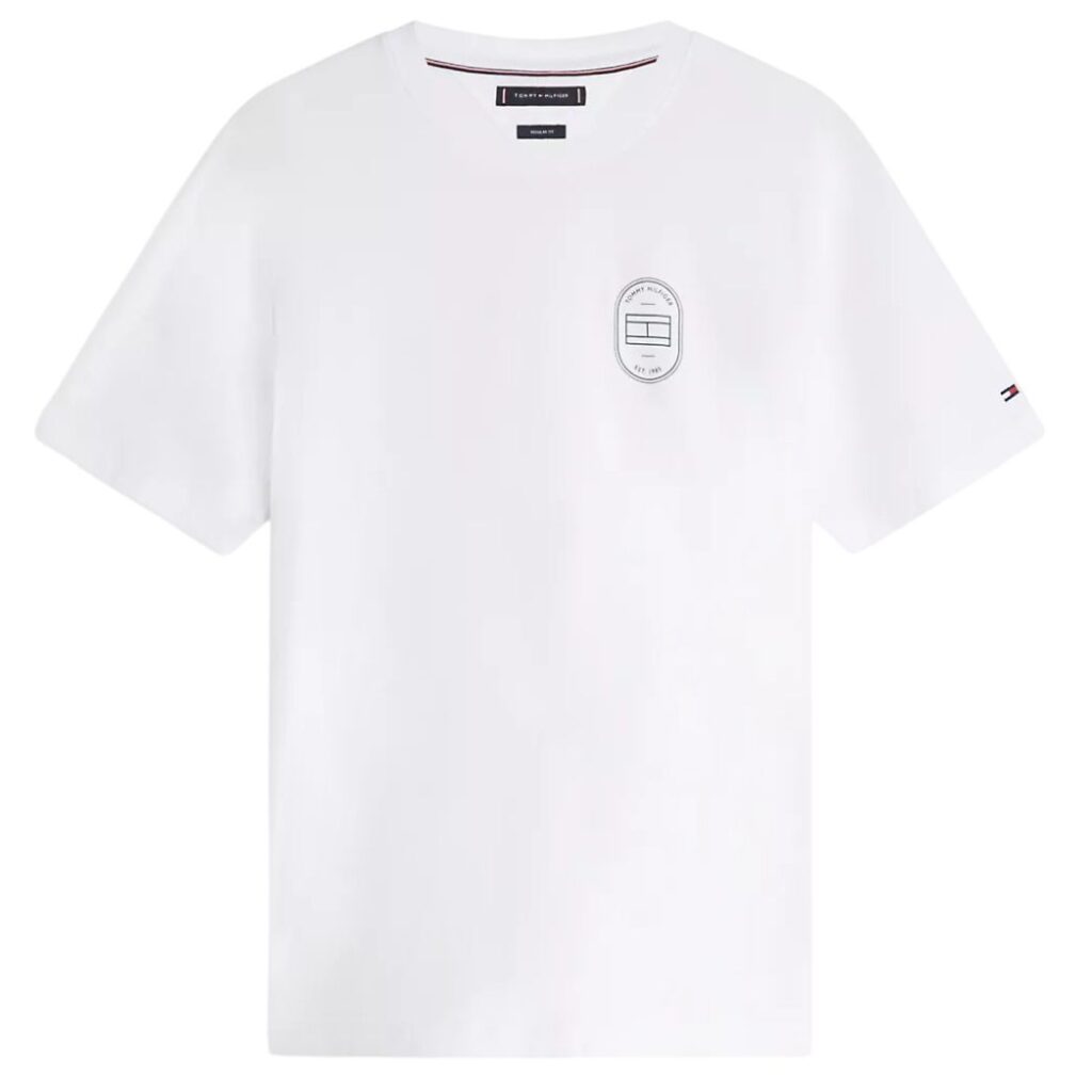 Tommy Hilfiger Brand Love Roundle T-shirt Wit