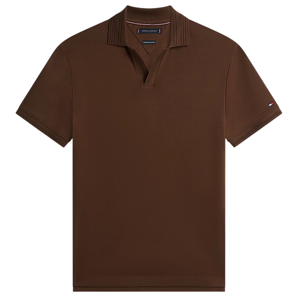 Tommy Hilfiger Collar Intrest Polo Bruin