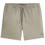 Tommy Hilfiger Dover Poplin Korte Broek Grijs