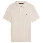 Tommy Hilfiger Essential Cotton Knit Polo Beige
