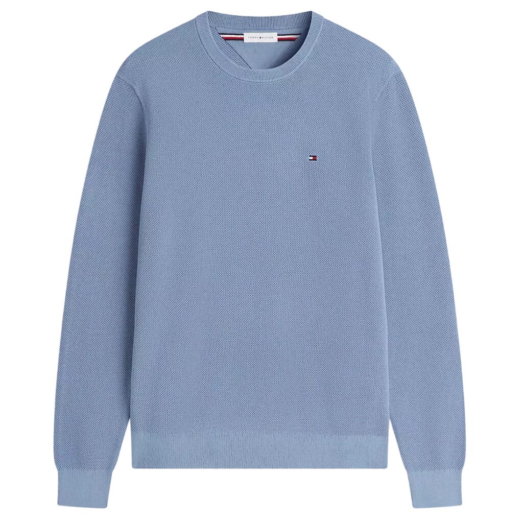 Tommy Hilfiger Essential Structure Sweater Blauw