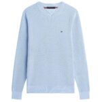 Tommy Hilfiger Essential Structure Sweater Licht Blauw
