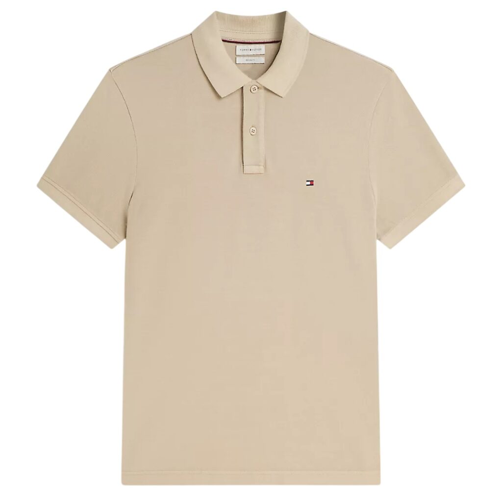 Tommy Hilfiger Garment Dye Polo Beige