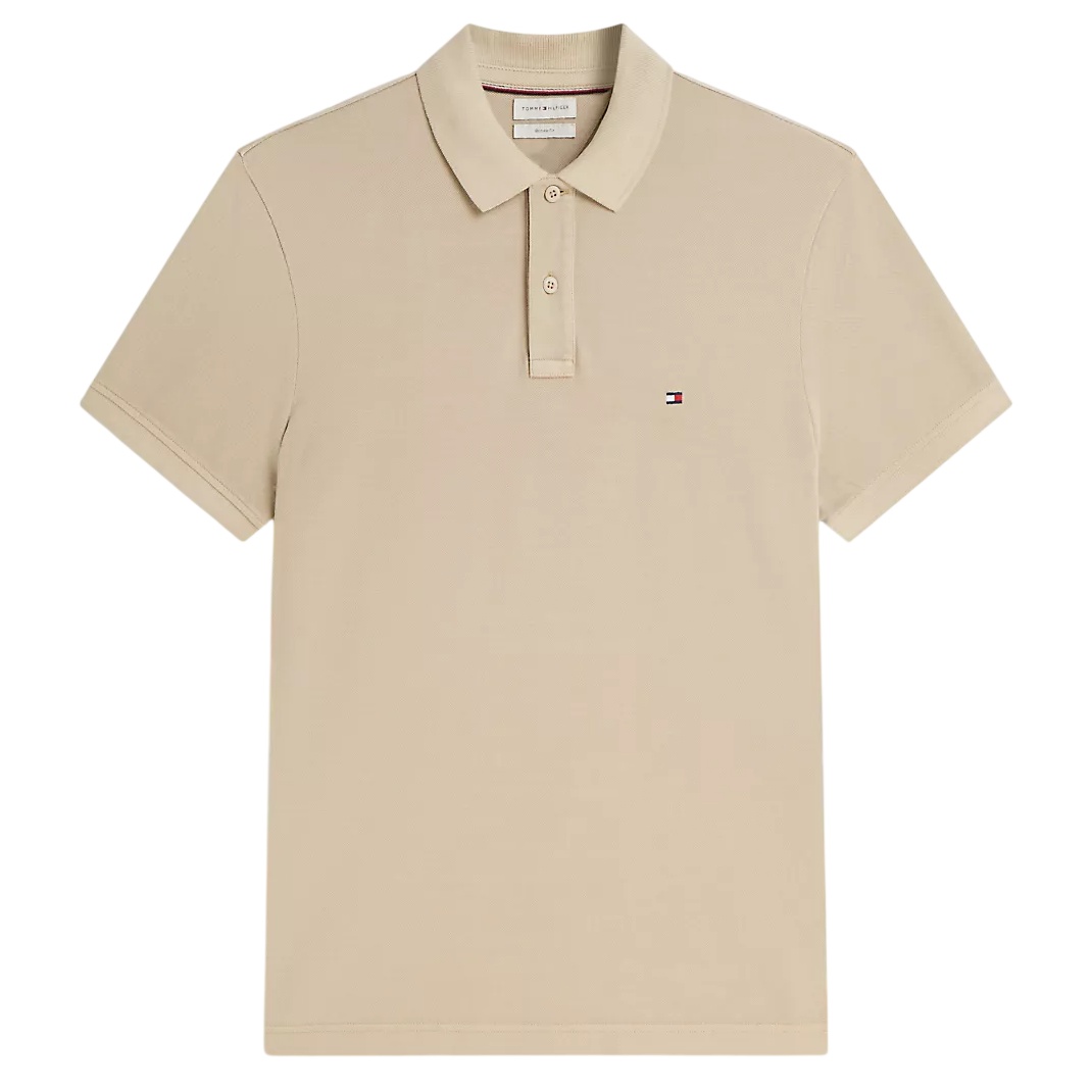 Tommy Hilfiger Garment Dye Polo Beige