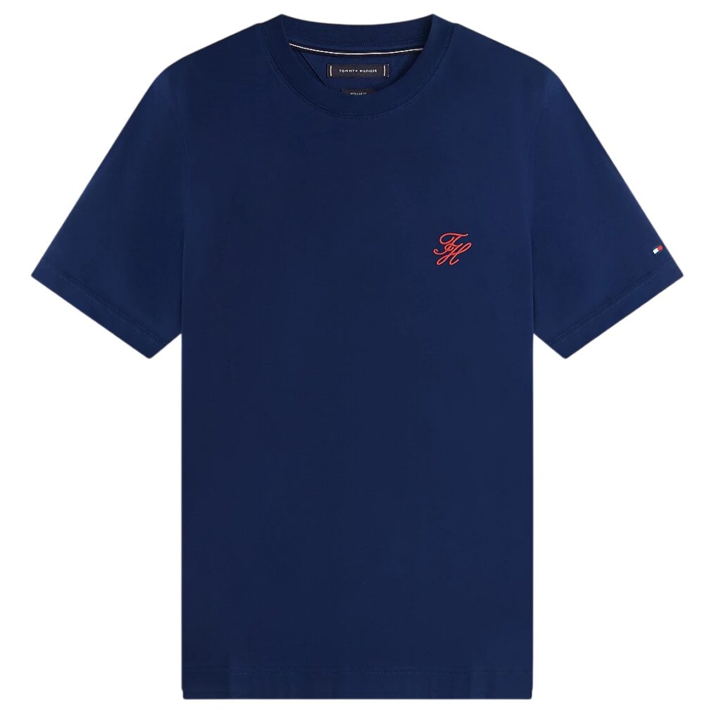 Tommy Hilfiger Script Monogram T-shirt Navy