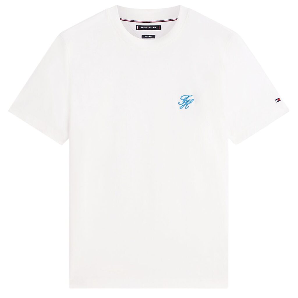 Tommy Hilfiger Script Monogram T-shirt Wit