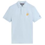 Tommy Hilfiger Script Regular Polo Licht Blauw