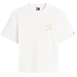 Tommy Jeans 90s Bubble Flag T-shirt Wit