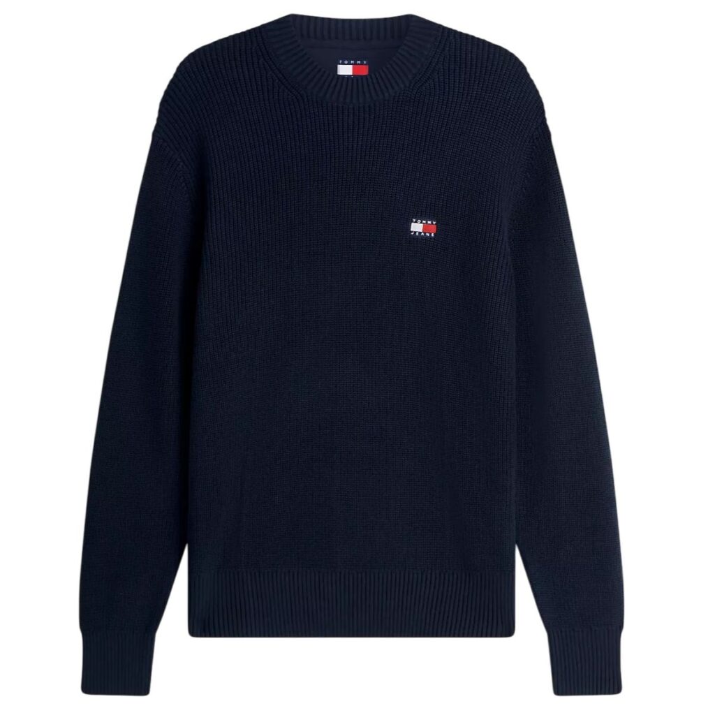 Tommy Jeans Badge Knit Sweater Navy
