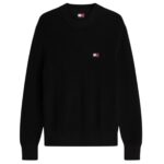 Tommy Jeans Badge Knit Sweater Zwart
