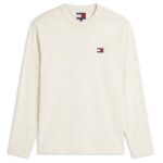 Tommy Jeans Badge Longsleeve T-shirt Off White