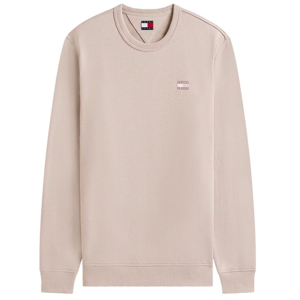 Tommy Jeans Badge Sweater Beige