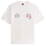 Tommy Jeans Relaxed Sign Circle T-shirt Off White