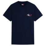 Tommy Jeans Slim Sign Chest T-shirt Navy