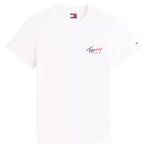 Tommy Jeans Slim Sign Chest T-shirt Wit