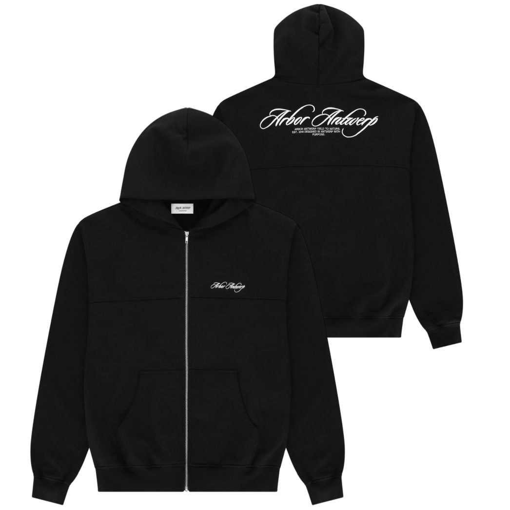 Arbor Antwerp Cursive Vest Zwart