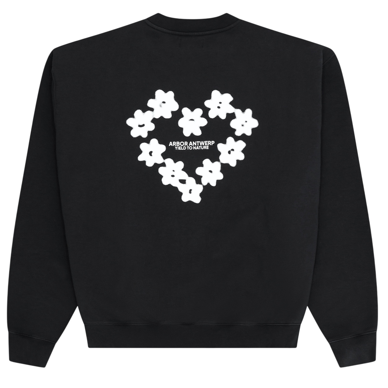 Arbor Antwerp Faded Flower Sweater Zwart