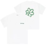 Arbor Antwerp Line Flower T-shirt Wit