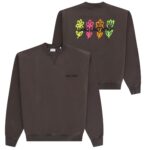 Arbor Antwerp Pixel Flower Sweater Bruin