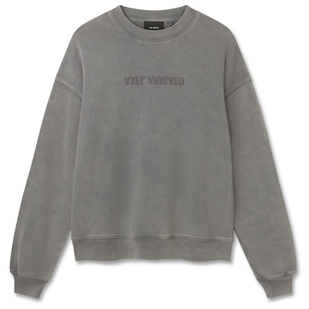 Axel Arigato Distort Washed Sweater Antraciet
