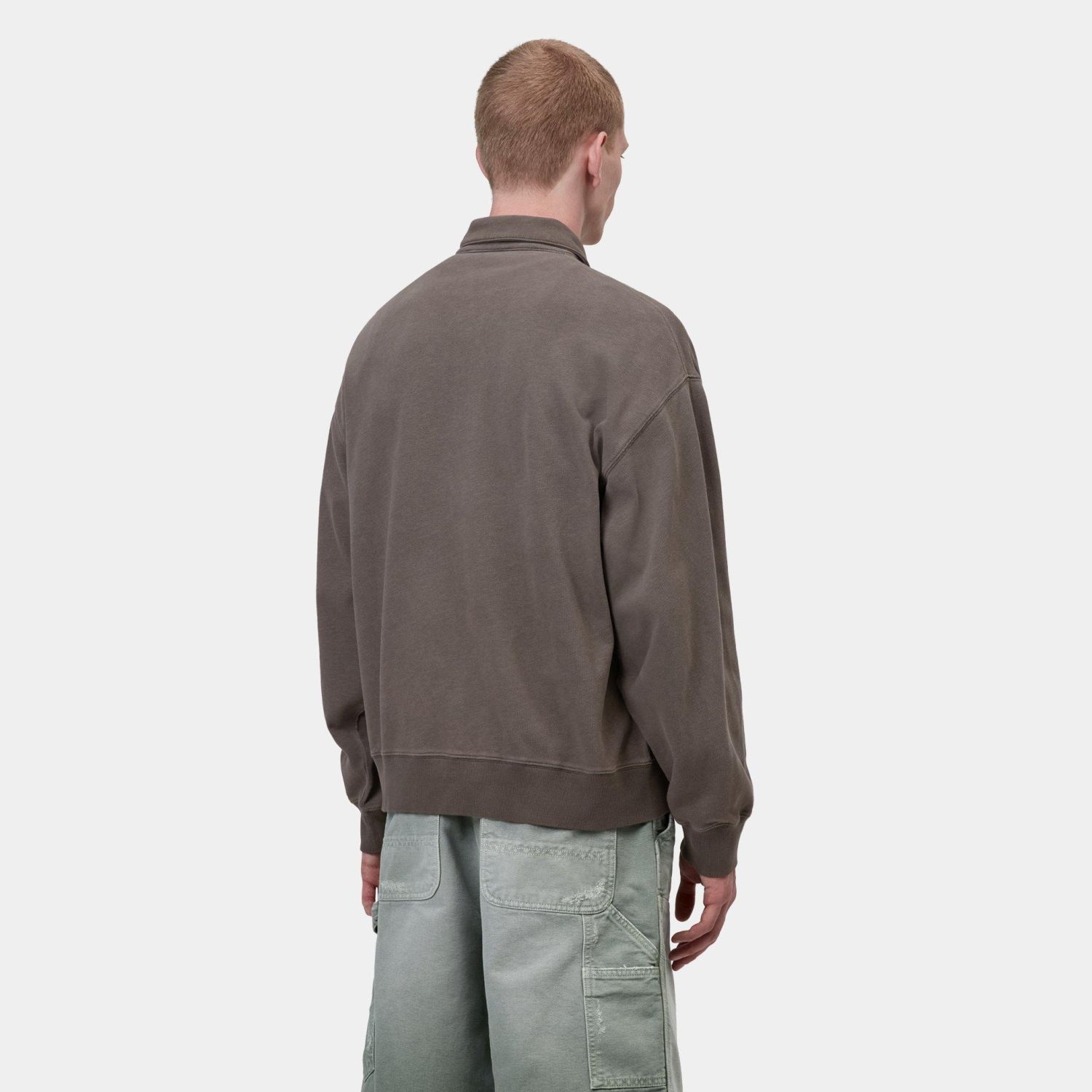 Carhartt WIP Harper Polo Sweater Bruin