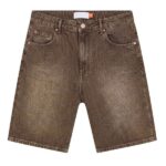 Croyez CD2 Washed Denim Korte Broek Bruin