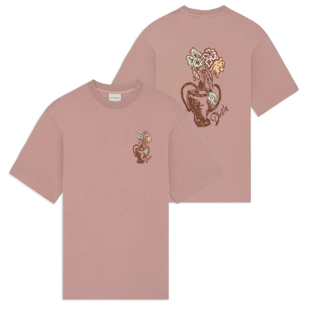 Drôle De Monsieur Vase Havana T-shirt Roze