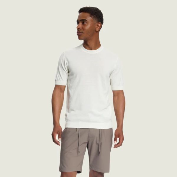 Duquezzi Merino T-shirt Off White