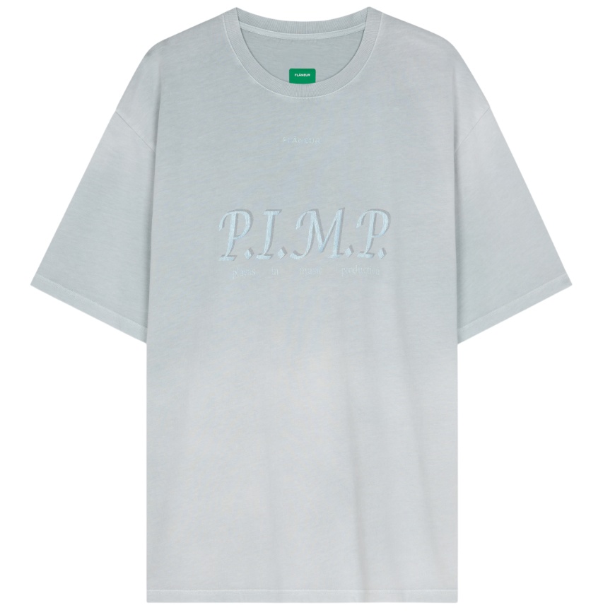Flâneur P.I.M.P T-shirt Licht Blauw