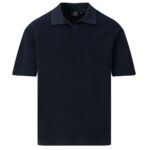 Genti No Buttons Polo Navy