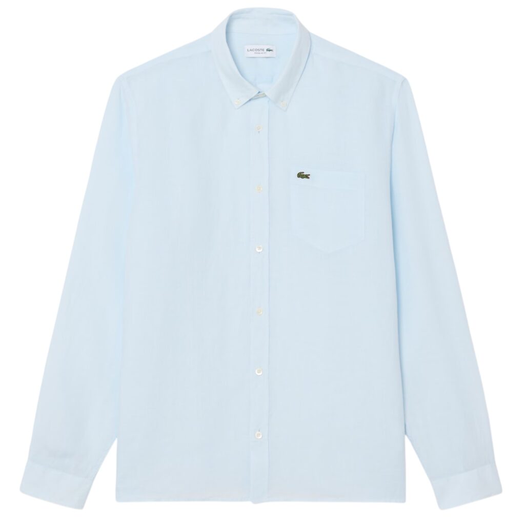 Lacoste Overhemd Licht Blauw
