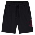 Malelions Split Korte Broek Zwart