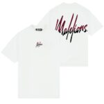 Malelions Split T-shirt Wit