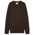 NN.07 Lee Wool Blend Sweater Donker Bruin