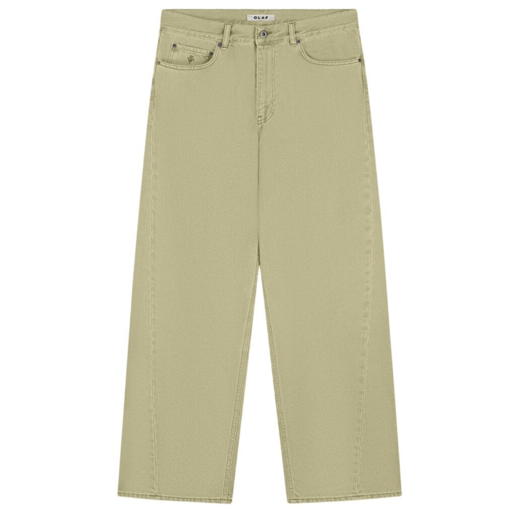Olaf Relaxed Jeans Licht Groen