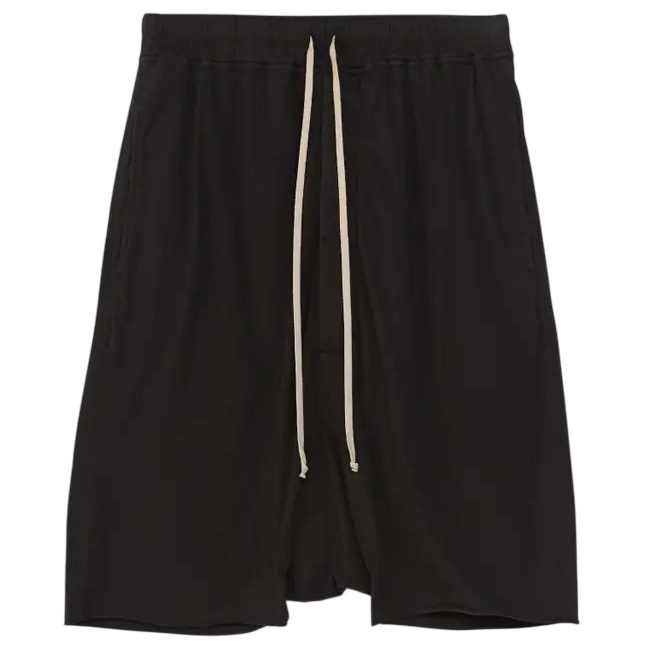 Rick Owens DRKSHDW Drawstring Pods Korte Broek Zwart