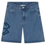 Saint Blanc Editor Denim Korte Broek Blauw