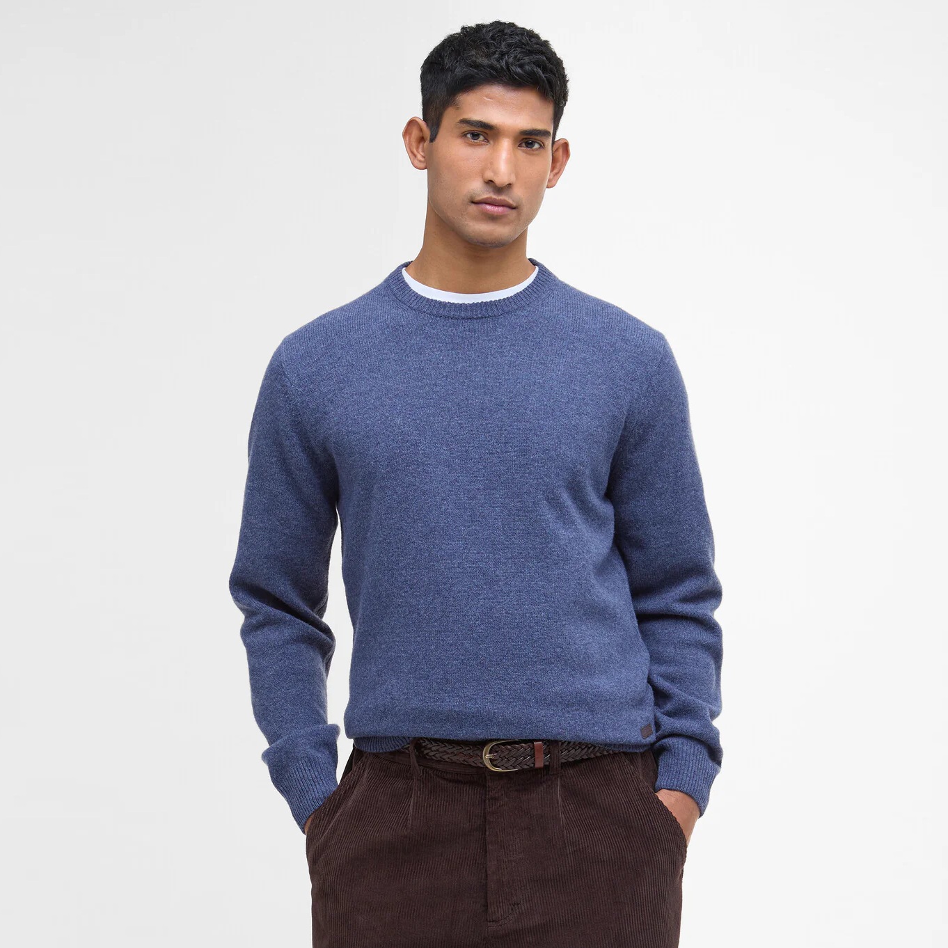 Barbour Essential Patch Sweater Donker Blauw