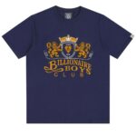 Billionaire Boys Club Embroidered Crest Logo T-shirt Navy