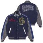 Billionaire Boys Club Neon Arch Logo Varsity Jack Navy