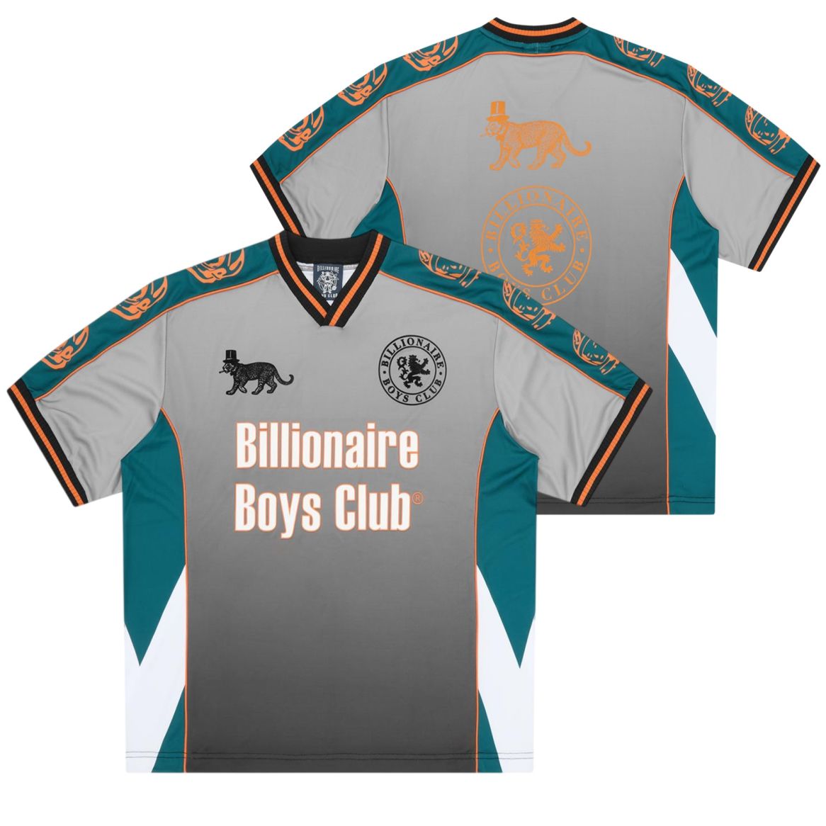 Billionaire Boys Club Panelled Football Shirt Grijs
