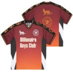 Billionaire Boys Club Panelled Football Shirt Rood